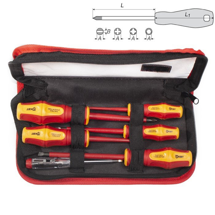 НИО-06 ПРОФИ (78617) Набор диэлектрических отверток