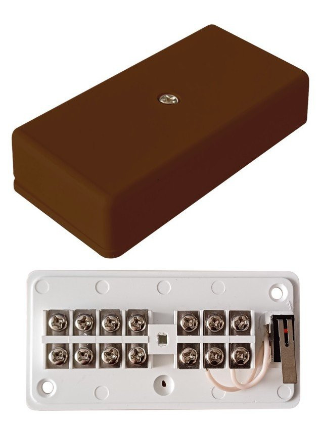 КС-701 ЭСТЕТ-Тампер (коричневый) Коробка соединительная