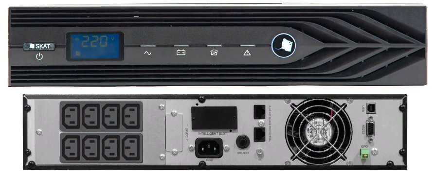 SKAT-UPS 1000-RACK-ON-2х9-E (8950) Источник бесперебойного питания
