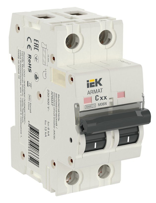 M06N 2P C 13А ARMAT (AR-M06N-2-C013) Автоматический выключатель