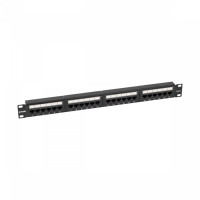 NTSS-PP-1U-24-UTP-RJ45-6-D 19" 1U 24xRJ45 кат.6 UTP Патч-панель 19"