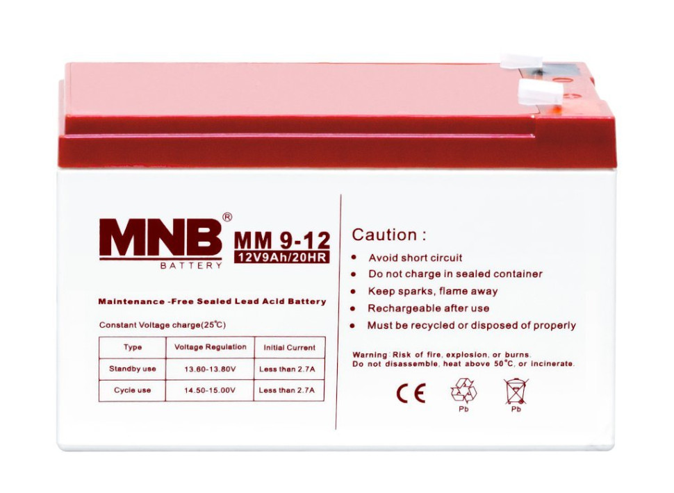MNB MM 9-12 Аккумулятор герметичный свинцово-кислотный