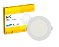 Светильник светодиодный ДВО 1605 LED 12Вт 4000K круг белый (LDVO0-1605-1-12-K02) Светильник