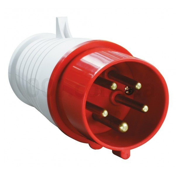 Вилка 015 3Р+РЕ+N 16А 380В IP44 (SQ0601-0003) Вилка