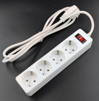 SP4W-550 GARDA Сетевой фильтр 4 розетки, 5м, белый