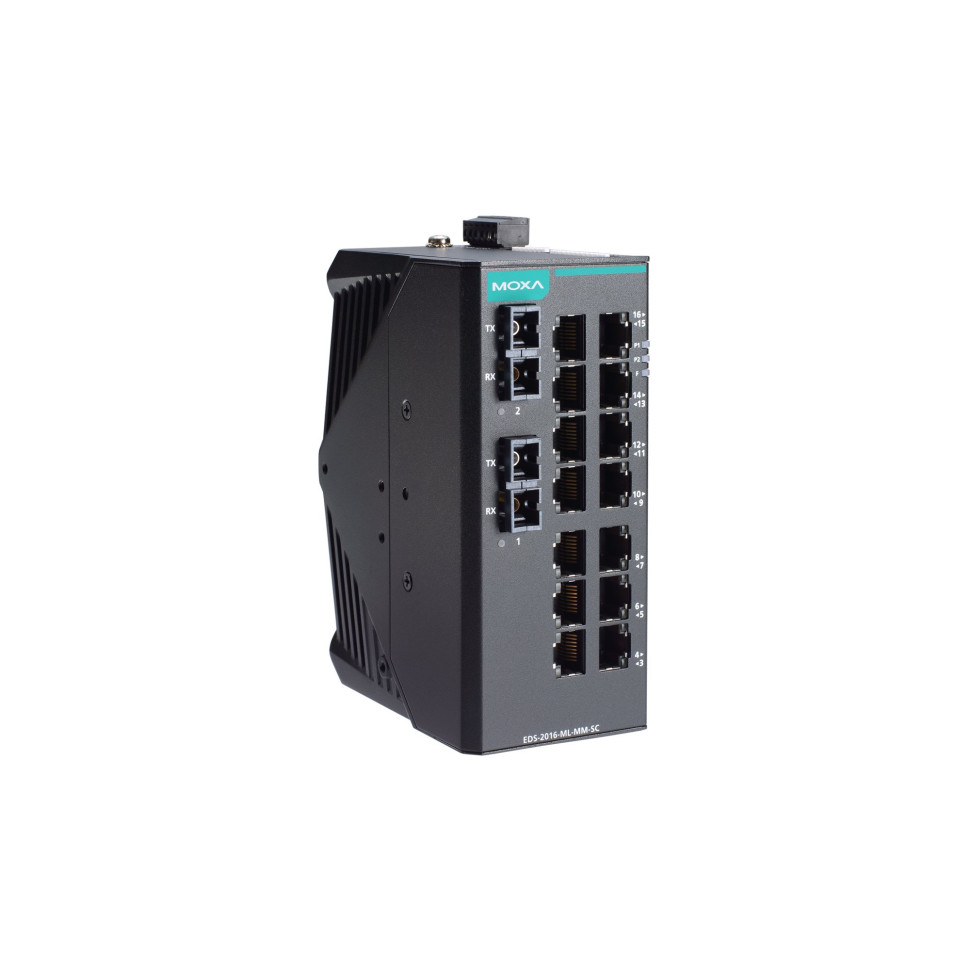 EDS-2016-ML-SS-SC Неуправляемый коммутатор 14х10/100BaseT(X), 2х100BaseFX (одномод.)
