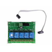 Реле неадресное Контакт на 5 выходов Блок релейный для работы с панелями Контакт GSM-5 (GSM-5-2, GSM-16)