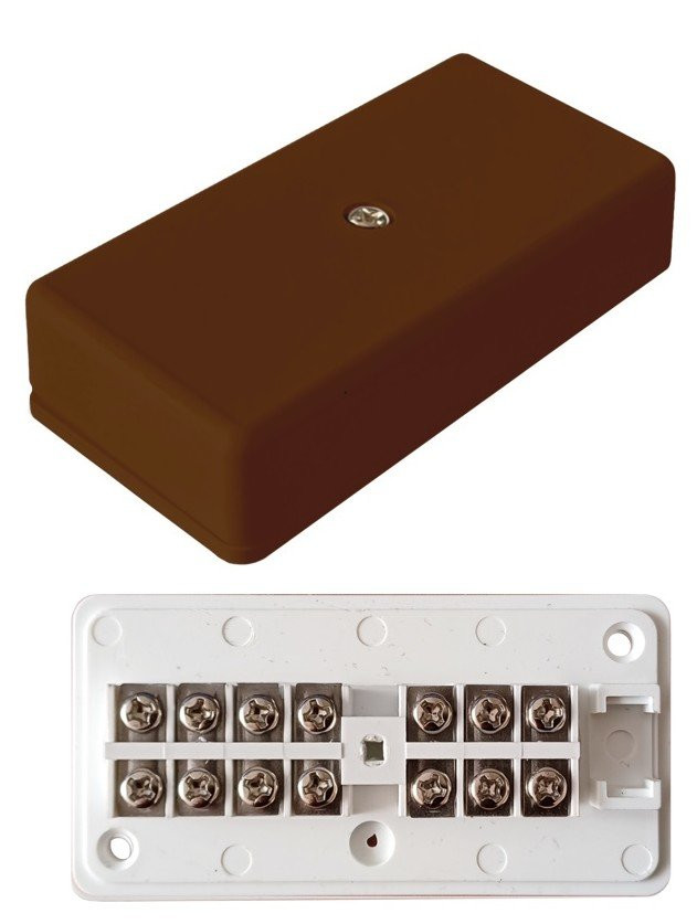 КС-701 ЭСТЕТ (коричневый) Коробка соединительная