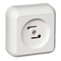 BLANCA розетка радиотрансляционная, открытой установки, белый (RPVA-B) Розетка радио