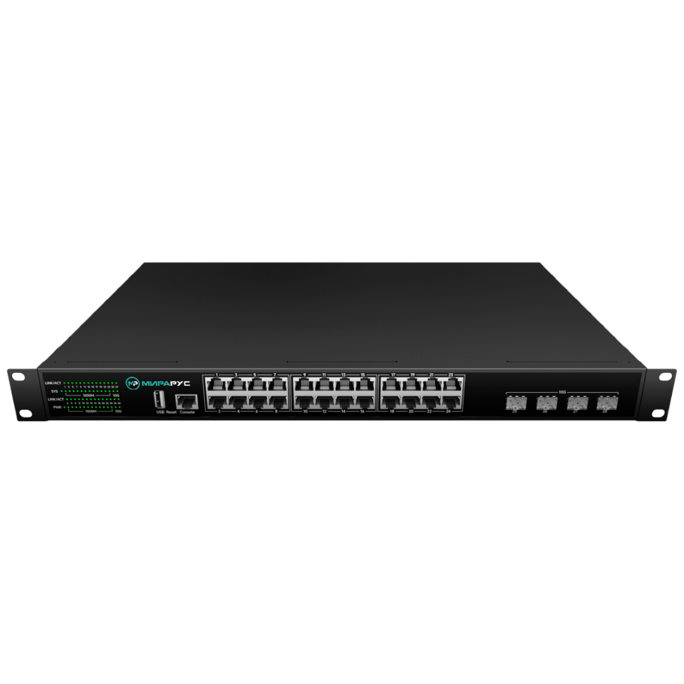 MR-SW-C3-G24х4 Коммутатор 24-портовый